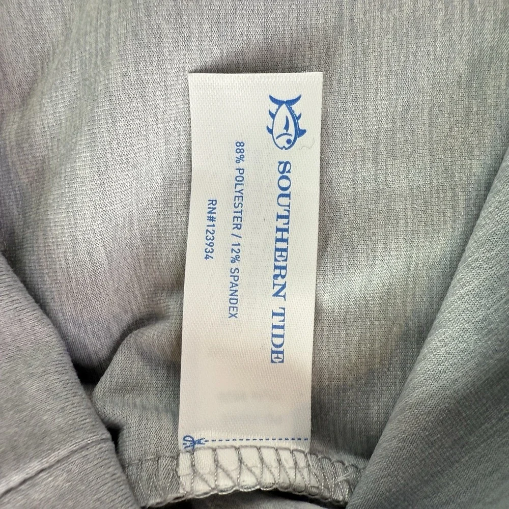 Southern Tide Golf Pullover Cruiser 1/4 Zip Mens XL Heather Gray NWT - MSRP $120 - Picture 8 of 11